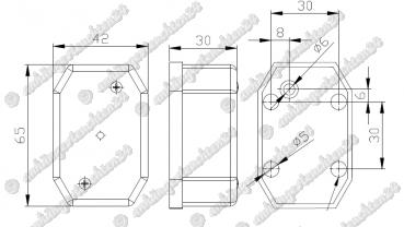 Begrenzungsleuchte 12V/24V rot gelb weiß oder weiß/rot