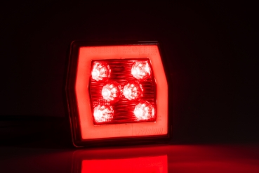 LED Nebelschlussleuchte+Standlicht für LKW, PKW und Anhänger beleuchtet