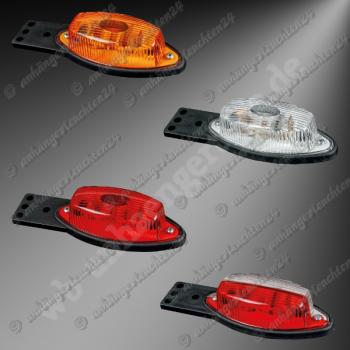 Begrenzungsleuchte oval Halterung integrierten Kabel 12-24 V