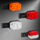 Begrenzungsleuchte gerade Halterung 12V/24V gelb rot oder weiß